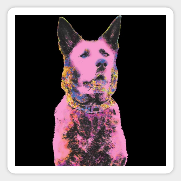 Zenzi Dog - In The Pink Magnet by sleepingdogprod